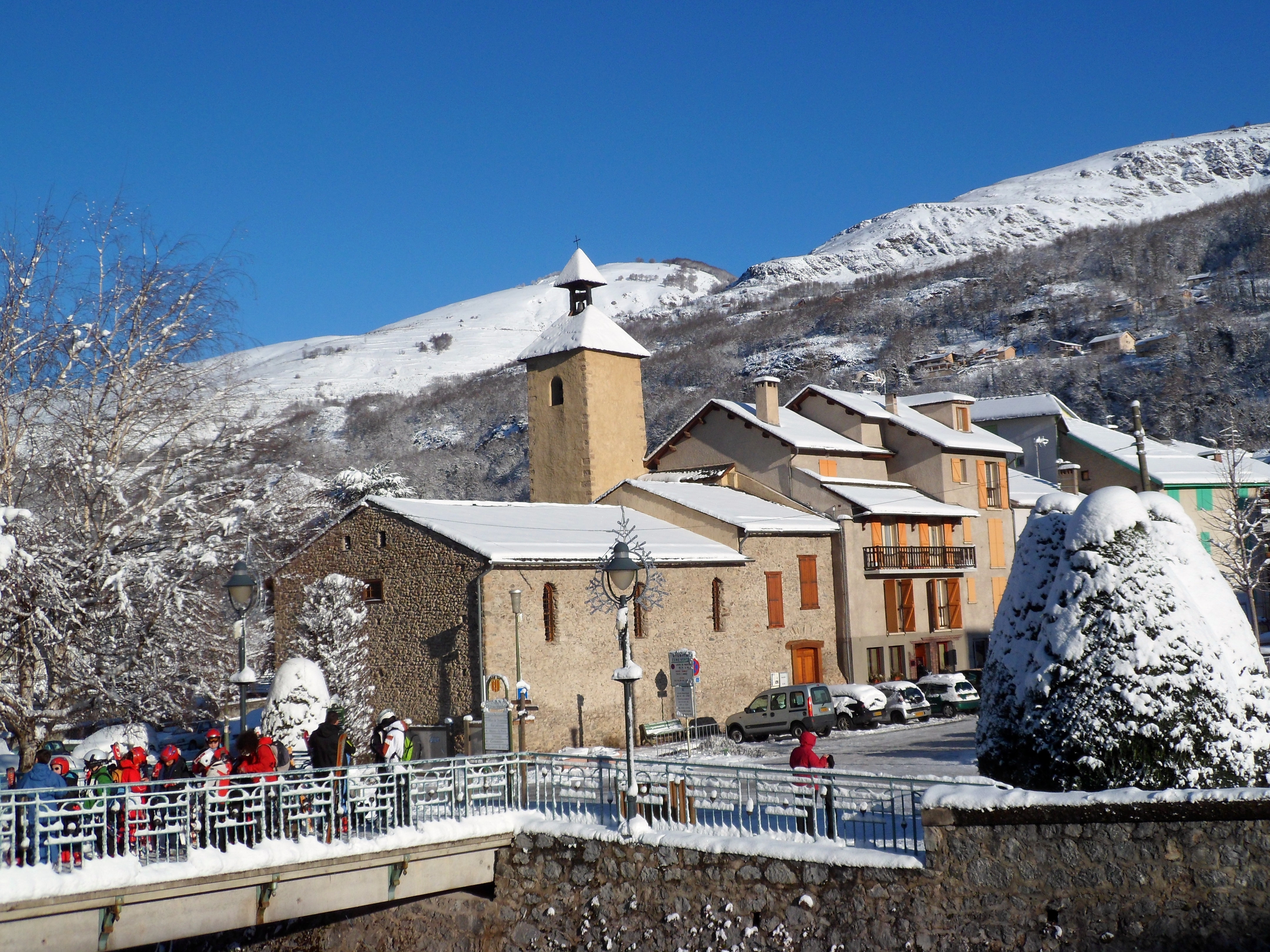The beautiful Ax les Thermes village.  Catalan Pyrenees