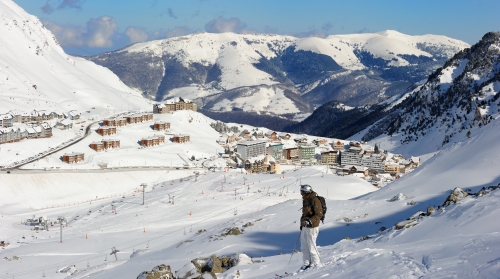 Bareges, Ski Domain.  Hautes Pyrenees 