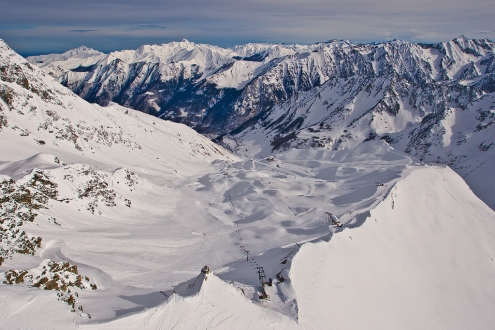 Cauterets, Ski Domain. Hautes Pyrenees