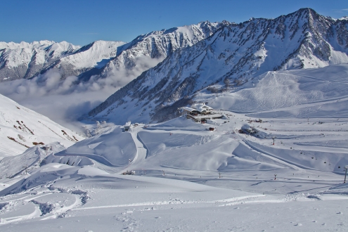 Cauterets, Ski Domain. Hautes Pyrenees