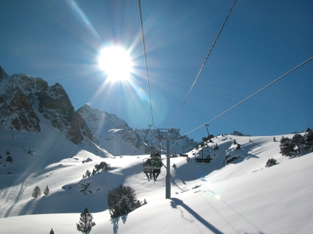 La Mongie ski domain, Hautes Pyrenees