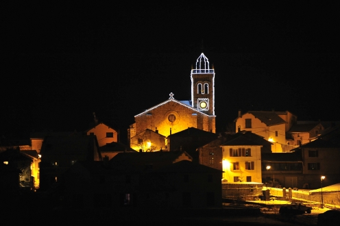 Les Angles, By Night.  Catalan Pyrenees   
